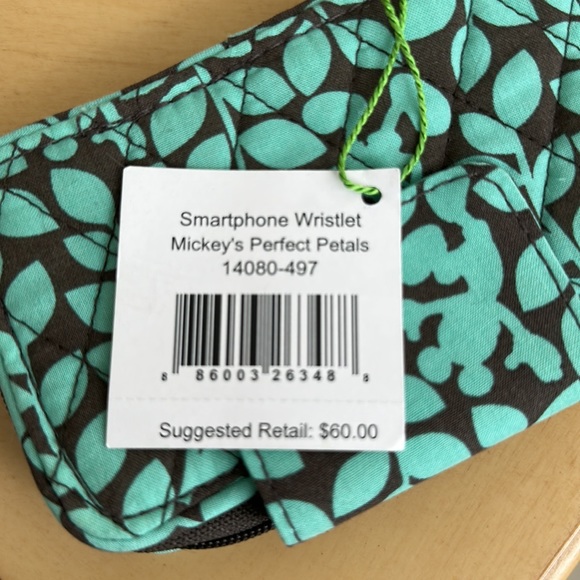 Vera Bradley Smart phone wristlet- “Mickeys Perfect Petals” design. - Picture 5 of 5